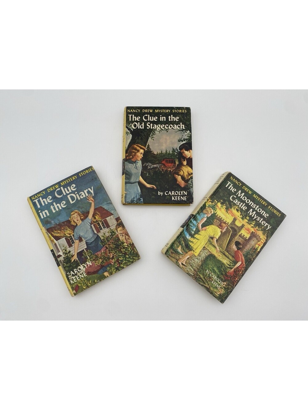 Nancy Drew Mystery Stories Lot of 3 Hardcover Books - 1960s - 7, 37 & 40